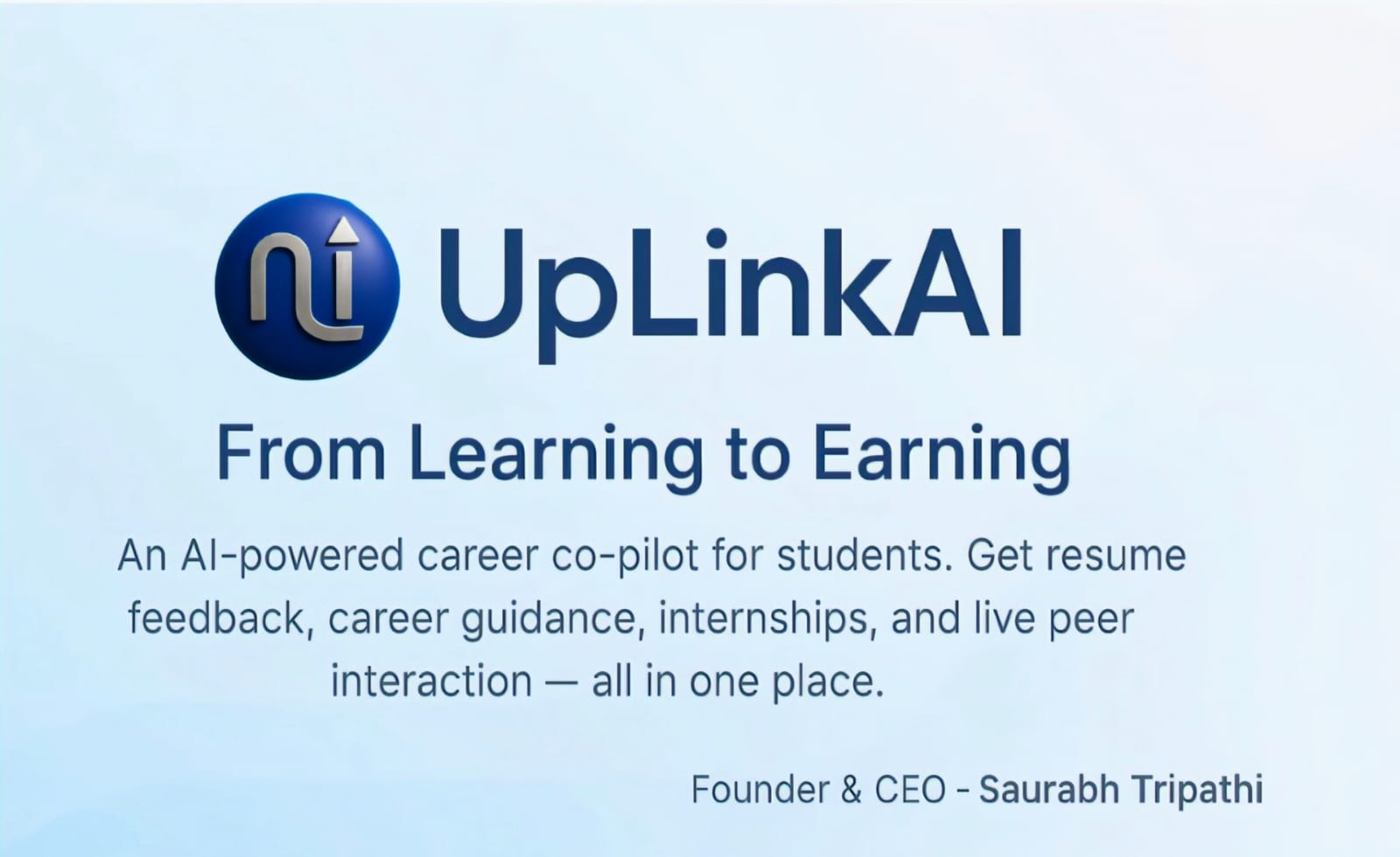 UpLinkAI - From Learning to Earning