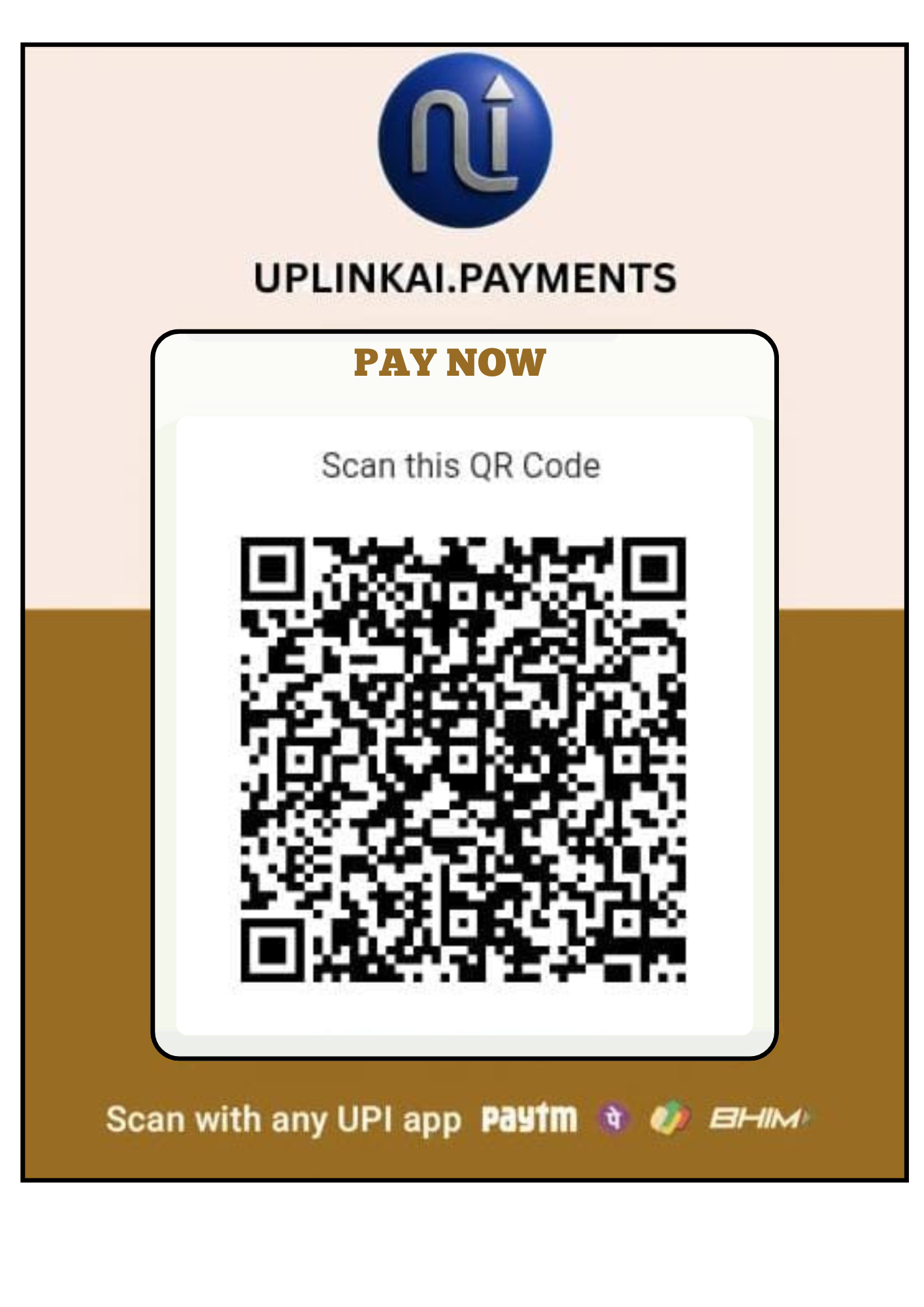 UpLinkAI UPI QR Code